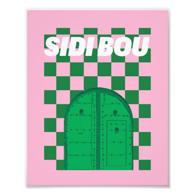 Impression Photo Retro Sidi Bou Said (Devant)