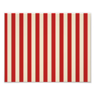 Impression Photo Retro Vintage Vertical PopCorn Classic Stripes