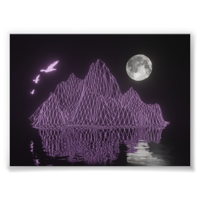 Impression Photo Rétroonde d'illusion (Devant)