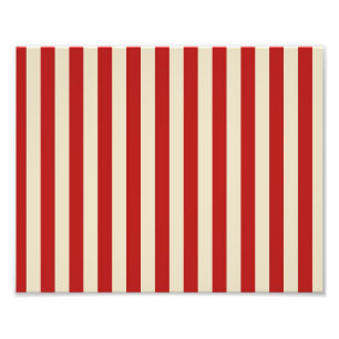 Impression Photo Rétros rayures verticales vintages de classique d