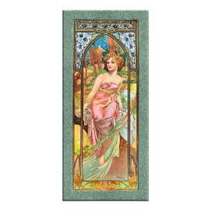 Impression Photo Réveil matinal par Alphonse Mucha