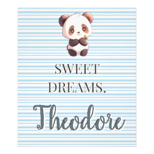 Impression Photo Rêves doux de panda mignon personnalisé