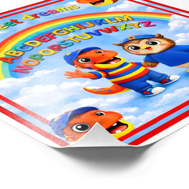 Impression Photo Rex and a rainbow 6 x 6 desk print individual earl (Coin)