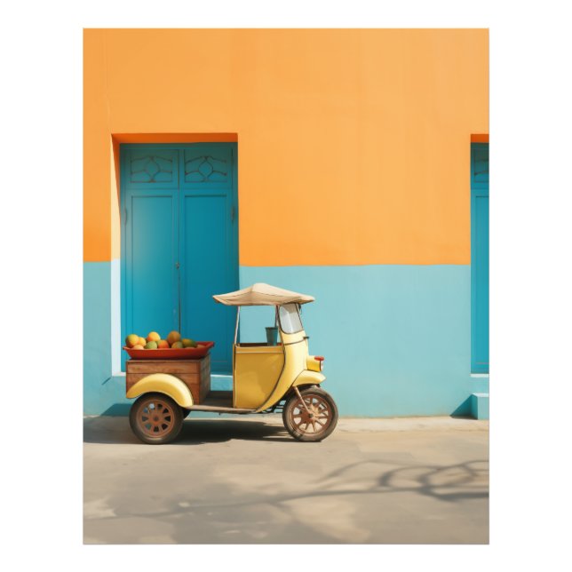 Impression Photo Riksja Mango Jaune (Devant)