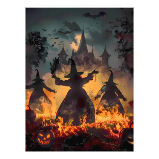 Impression Photo Rituel de l'Heure Sorcière – Danse de Feu des Troi