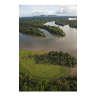 Impression Photo Rivière Essequibo, plus long fleuve de Guyane, et