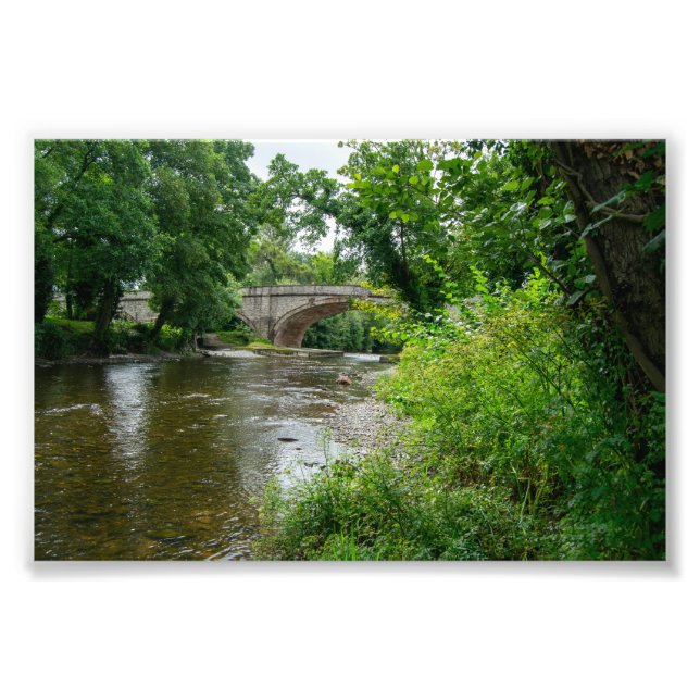 Impression Photo Rivière sereine Elwy & Pont St Asaph (Devant)