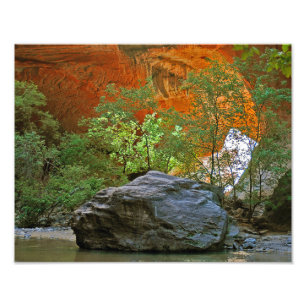 Impression Photo Rock dans la rivière