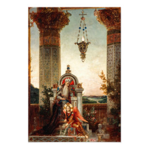 Impression Photo Roi David, 1878 par Gustave Moreau