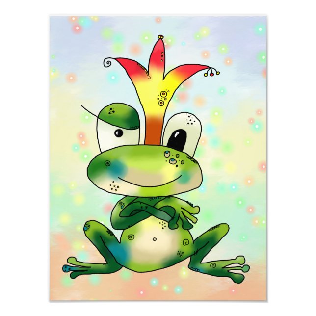 Impression Photo roi grenouille (Devant)