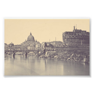 Impression Photo Rome Antique Château du Tibre et Beaux-Arts du Vat