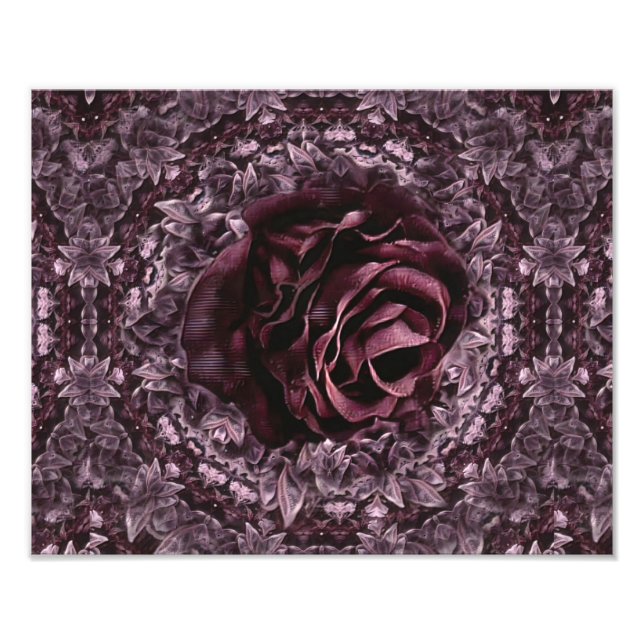 Impression Photo Rosace Mandala  (Devant)