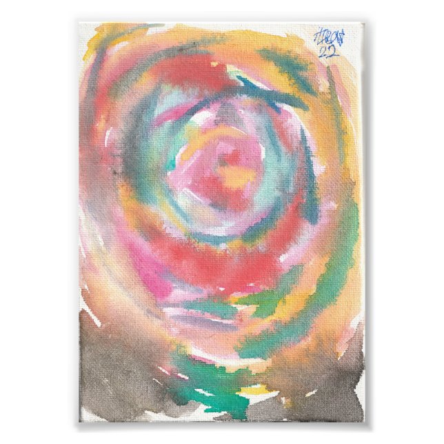 Impression Photo Rose (Devant)