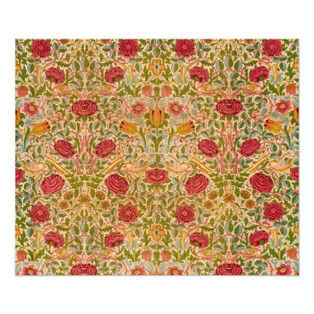 Impression Photo Rose, 1883 par William Morris (Devant)