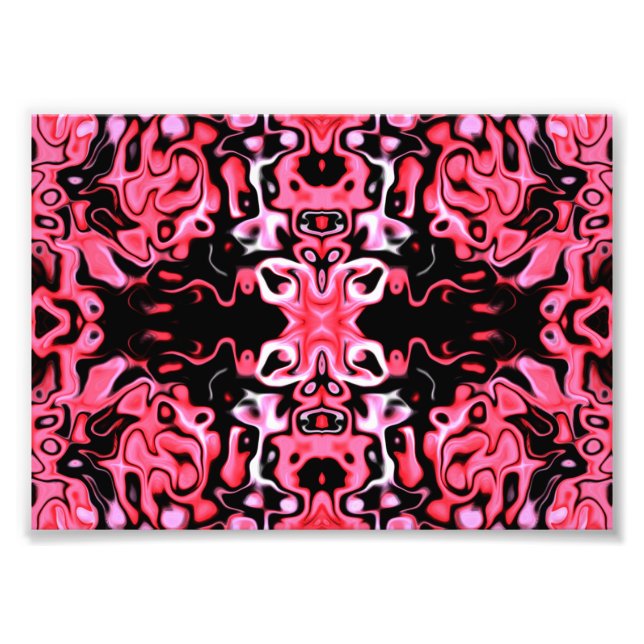 Impression Photo Rose dans les ténèbres (Devant)