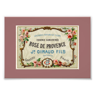 Impression Photo Rose de Provance un parfum français