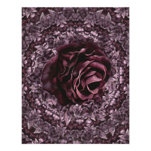 Impression Photo Rose Mandala