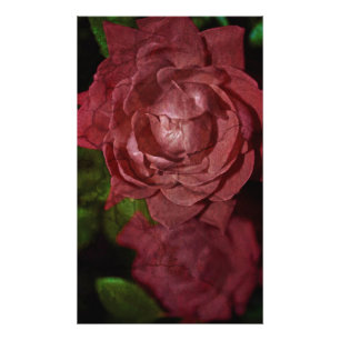 Impression Photo Rose rouge criqué