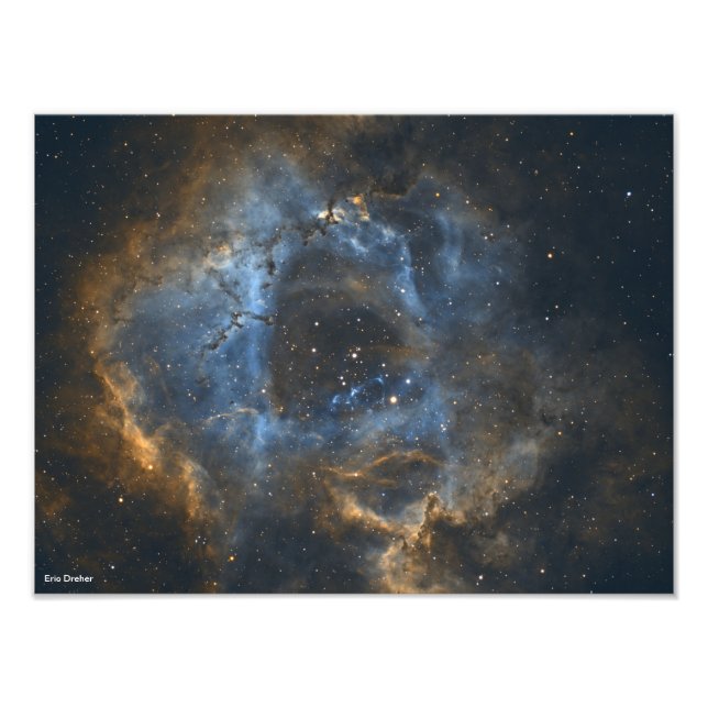Impression Photo Rosette Nebula par Eric Dreher, astrophotographe (Devant)