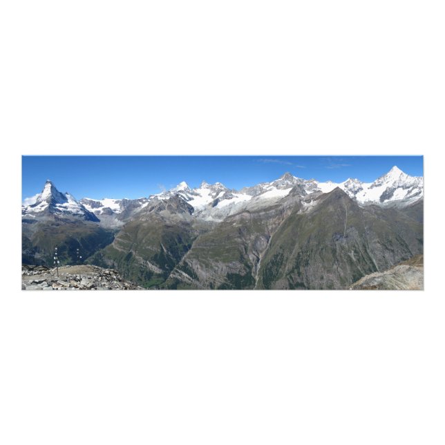 Impression Photo Rothorn panorama, Alpes du Valais (Devant)
