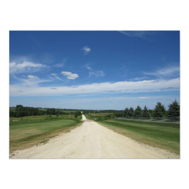 Impression Photo "Route vers Valley Grove" (Devant)