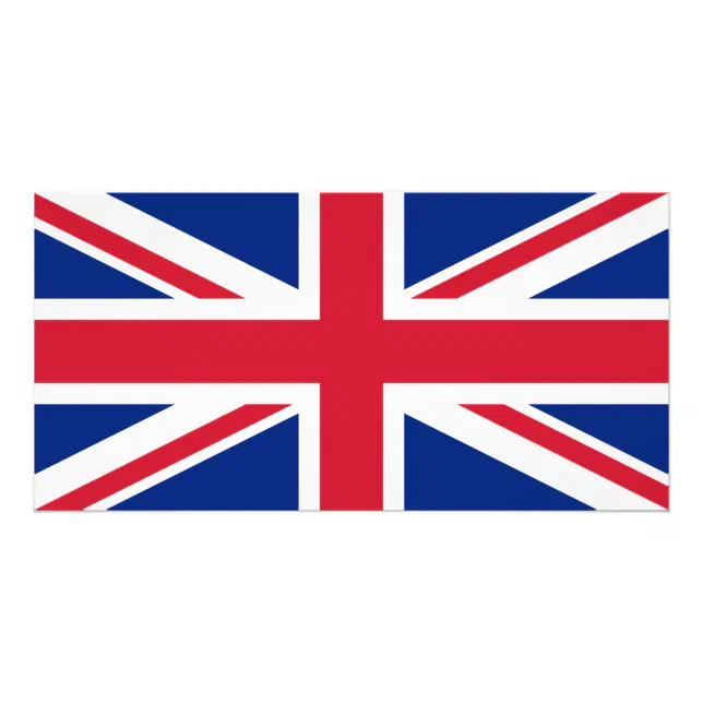 Porte-clés Drapeau Union Jack - Tissu Imprimé UK - Fabrication Française - Neuf