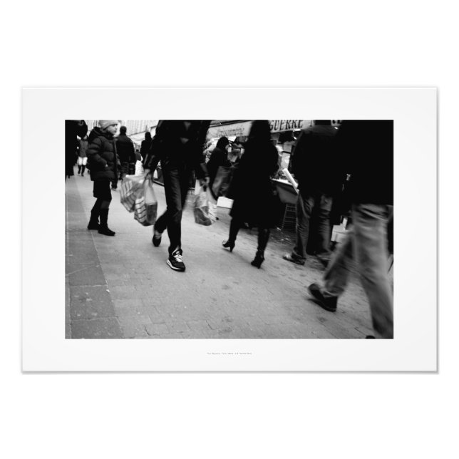 Impression Photo Rue Daguerre Hommage à Agnes Varda 3 Imprimer (Devant)