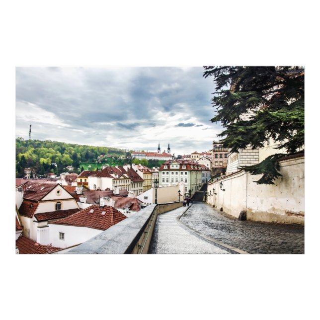 Impression Photo Rue du centre de Prague (Devant)