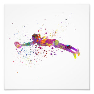 Impression Photo Rugby à eau pour femmes