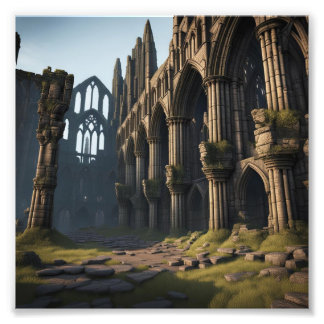 Impression Photo Ruines de l'abbaye de Whitby