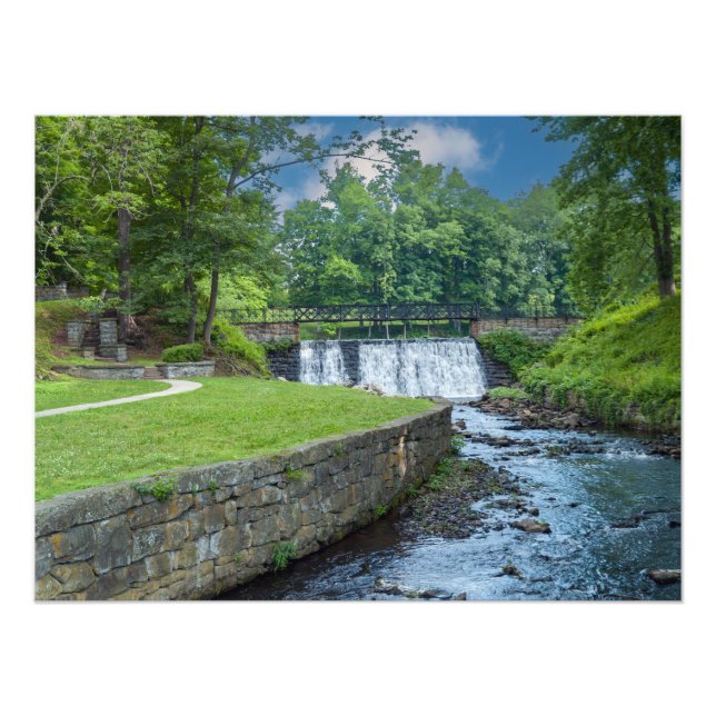 Impression Photo Ruisseau enclos  (Devant)