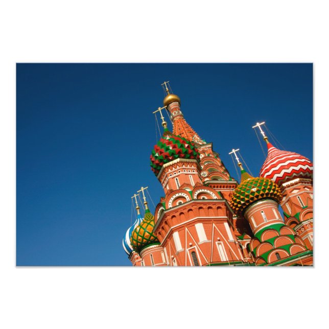 Impression Photo Russie, Moscou, Kremlin, Vasiliy Blessed (Devant)