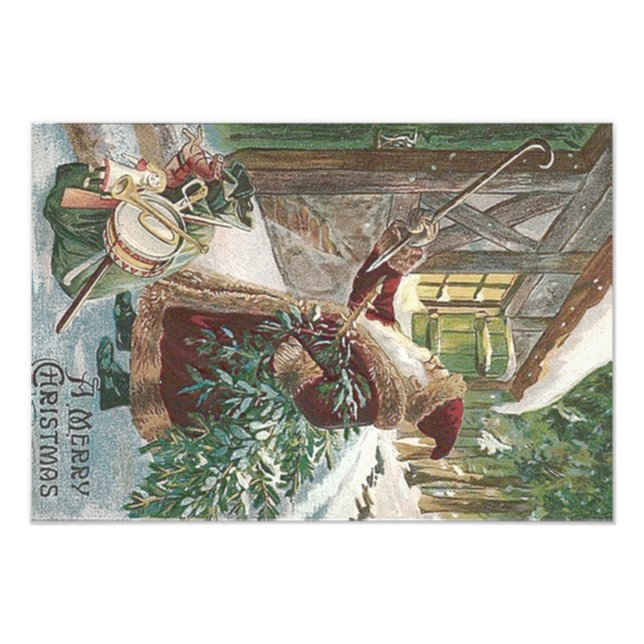 Impression Photo Sac de Noël du Père Noël de jouets Cottage (Devant)