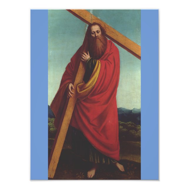 Impression Photo Saint Andrew l'apôtre martyr (Devant)