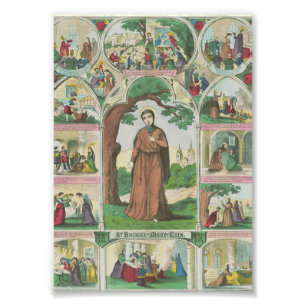 Impression Photo Saint Brigid d'Irlande
