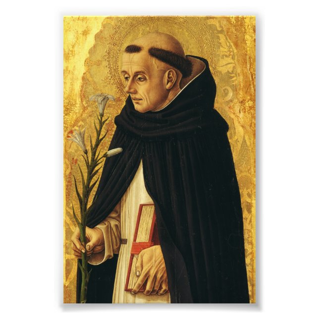 Impression Photo Saint Dominique par Carlo Crivelli (Devant)