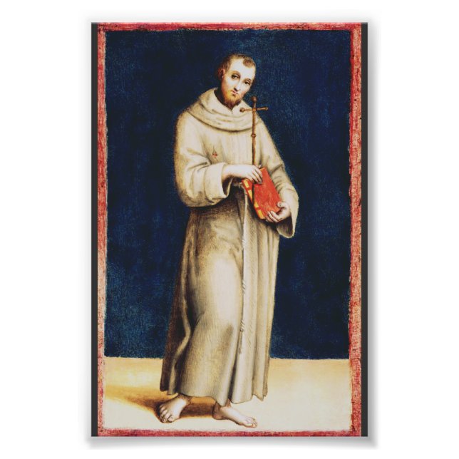Impression Photo Saint François d'Assise par Raphaël Art de la Rena (Devant)