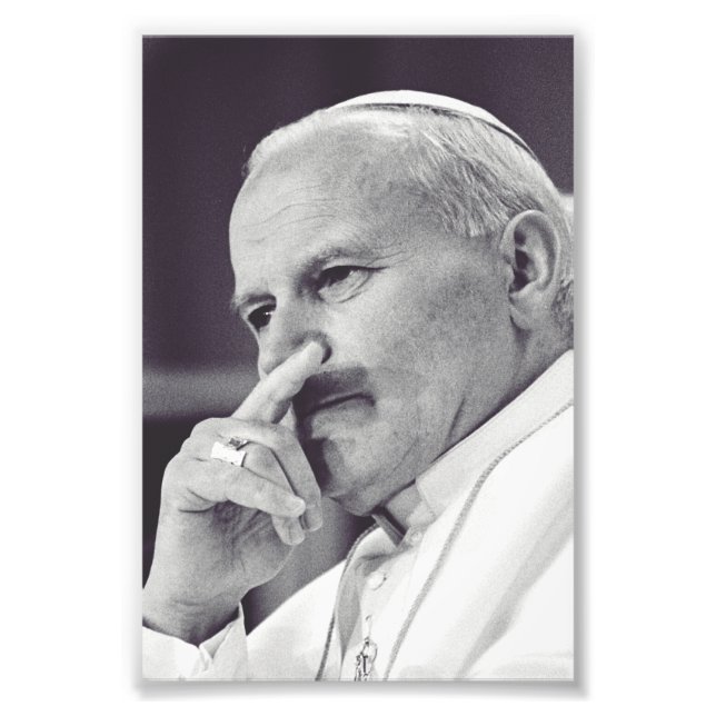 Impression Photo Saint Jean Paul II Le Grand Communicateur Beaux-Ar (Devant)