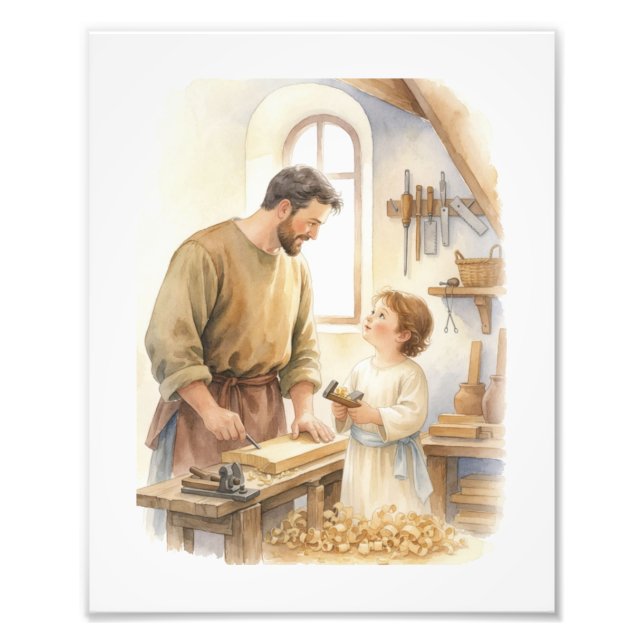 Impression Photo Saint Joseph le Charpentier (Devant)