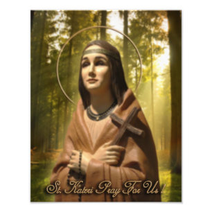 Impression Photo Saint Kateri Tekakwitha