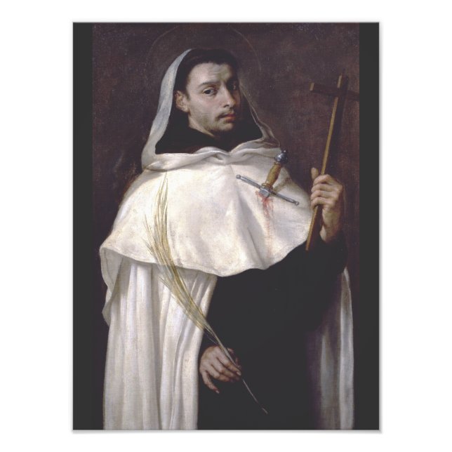 Impression Photo Saint Martyr Angelus de Jérusalem (Devant)