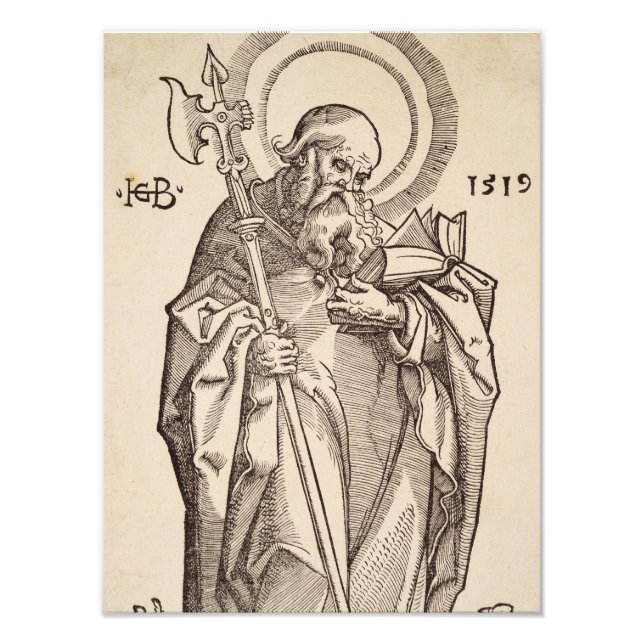 Impression Photo Saint Matthieu du Christ et des Apôtres (Devant)