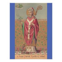 Saint Patrick d'Irlande Art Sacré Celtique