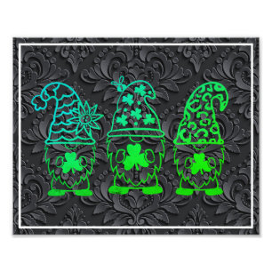 Impression Photo Saint Patrick's Day Gnomes-60682