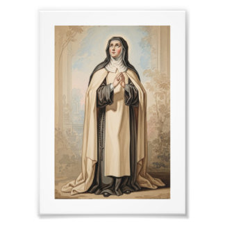 Impression Photo Saint Teresa of Avila, Catholic Saint Art