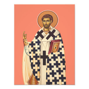 Impression Photo Saint Timothée d'Éphèse Art Orthodoxe Traditionnel