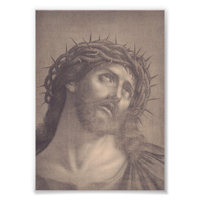 Impression Photo Saint visage de Jésus-Christ (Devant)