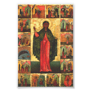 Impression Photo Sainte Anastasia la Délivrance Art Byzantin