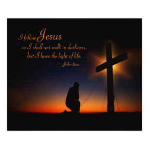 Impression Photo Sainte Croix au coucher du soleil (Personnaliser)