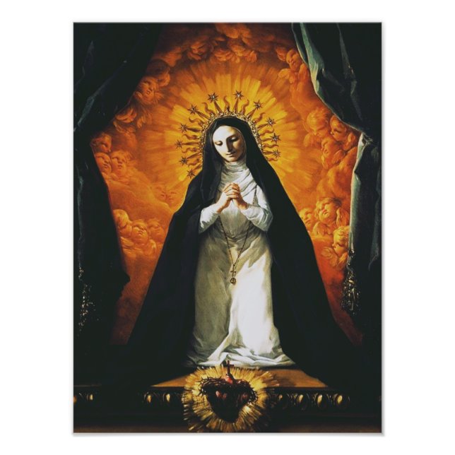 Impression Photo Sainte Margaret Mary Alacoque (Devant)